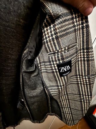 Americana Zara Príncipe de Gales Gris