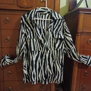Camisa Massimo Dutti Zebra