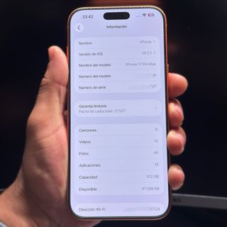 iPhone 17 Pro Max 512GB Naranja