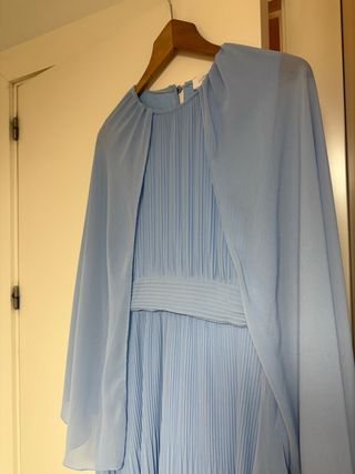 Vestido Polin et Moi Azul Talla M sin estrenar