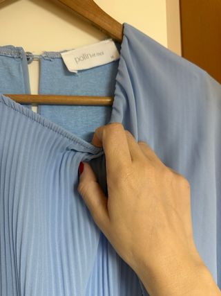 Vestido Polin et Moi Azul Talla M sin estrenar