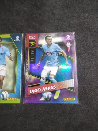 Cromos Panini Celta de Vigo Iago Aspas y Gustavo L