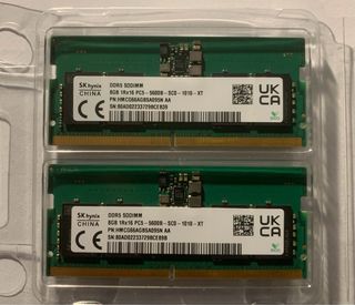 2x SK hynix DDR5 SODIMM 8GB 5600MHz