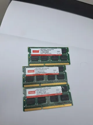 3× Memoria RAM Innodisk DDR3 8GB SODIMM para portá