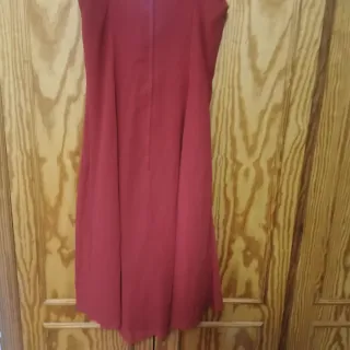 Vestido de fiesta rojo con chaqueta De segunda man