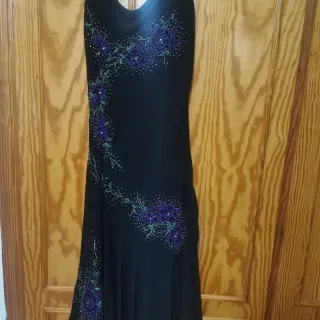 Vestido de fiesta rojo con chaqueta De segunda man