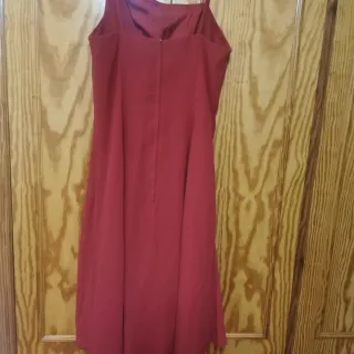 Vestido de fiesta rojo con chaqueta De segunda man