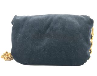 Bolso Loewe Goya Puffer Negro Dorado