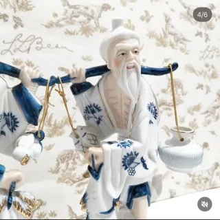 Figuras porcelana japonesa (2 unidades)