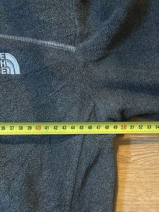 Grey The North Face full zip fleece jacket