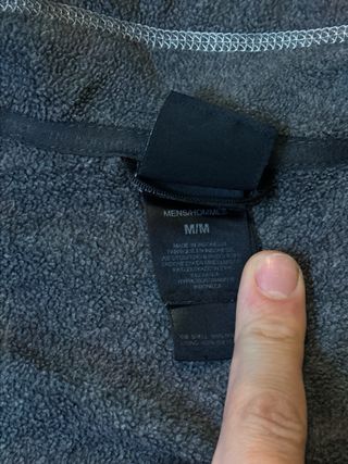 Grey The North Face full zip fleece jacket