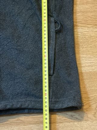 Grey The North Face full zip fleece jacket