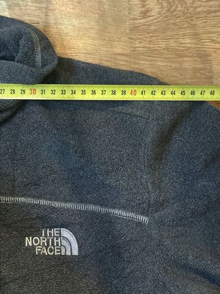 Grey The North Face full zip fleece jacket