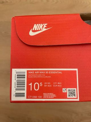 Nike Air Max 95 Essential Bianche EUR 44.5