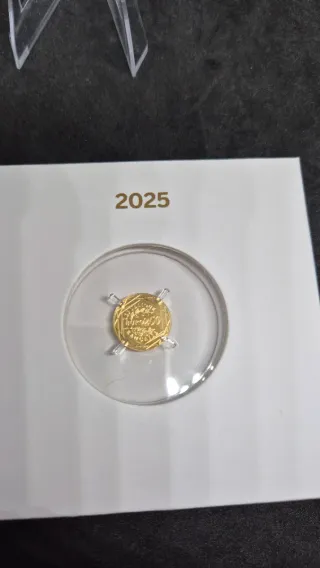 Moneda de oro Batman Justice 2025