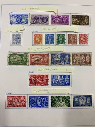 Sellos Inglaterra 1887-1993