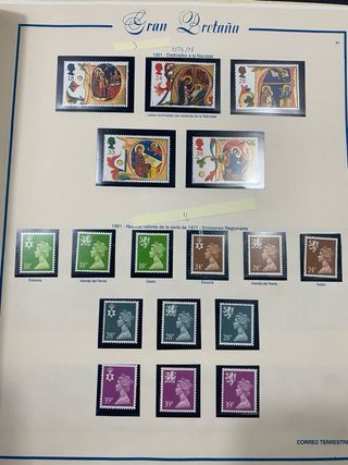 Sellos Inglaterra 1887-1993