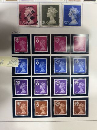 Sellos Inglaterra 1887-1993