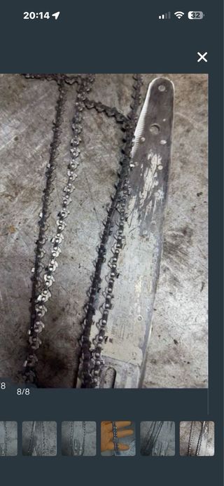 Espada Stihl 30cm y 2 cadenas 64 eslabones