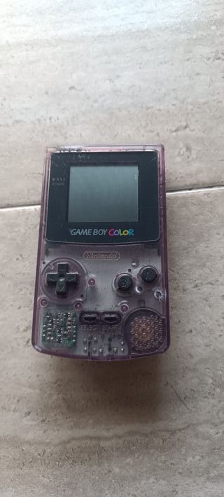 Nintendo Game Boy Color Transparente Atomic Purple