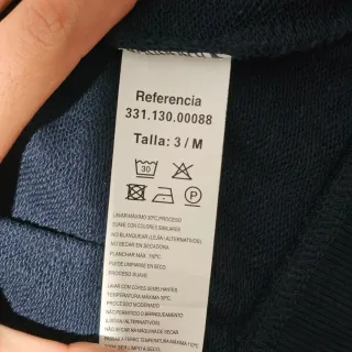 Chaqueta acolchada azul hombre
