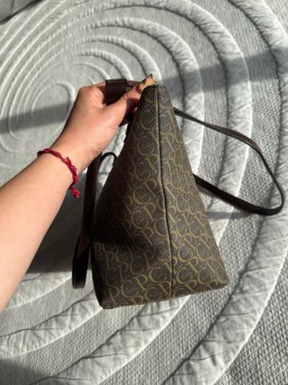 Bolso Pierre Cardin Vintage Monogram Beige/Marrón