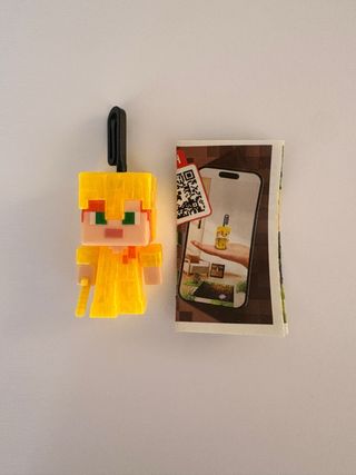 Clip Alex Armadura Dorada Minecraft kinder joy