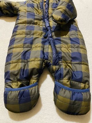 Buzo Eddie Bauer cuadros bebé 0-3M