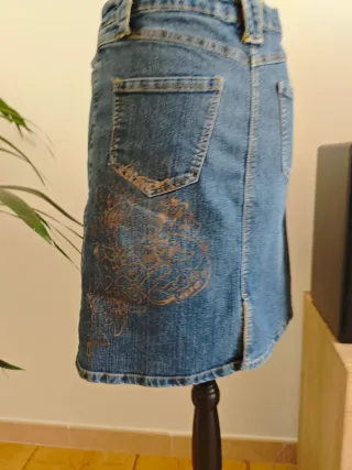 Gonna jeans vintage UPIM 42