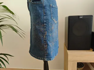 Gonna jeans vintage UPIM 42