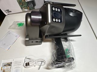 Cámara Vigilancia Solar Exterior PTZ