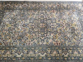 Alfombra Seda Cachemira Floral 124x80