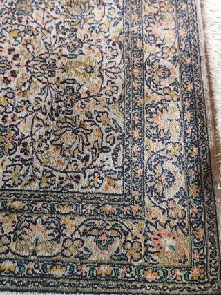 Alfombra Seda Cachemira Floral 124x80