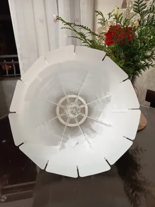 Lámpara de salón moderna blanca