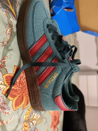 Adidas de hacoo Spezial Zapatillas Teal y Rojo