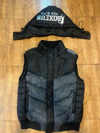 ¡¡¡OFERTA!!! Chaleco Boxeur Des Rues Negro/Gris