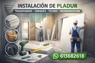 Instalacion de Pladur , trasdosados, tabiques