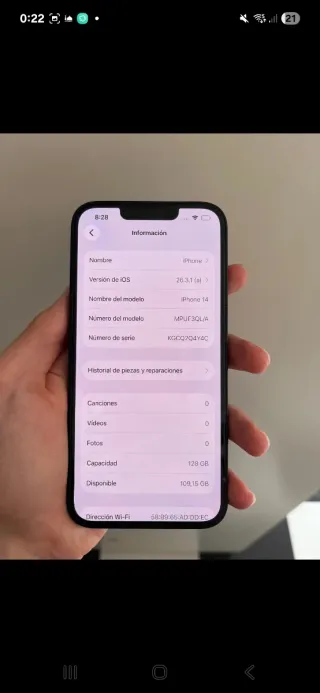 iPhone 14 Azul/Verde