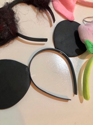 Lote diademas orejas carnaval disfraz costume