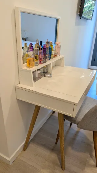 Tocador IKEA Blanco con Cajón y Espejo
