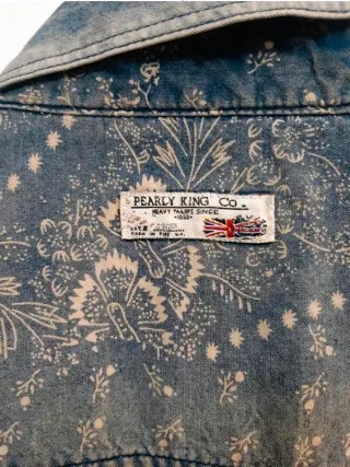 Camicia Denim Pearly King vintage Tg.M ombré
