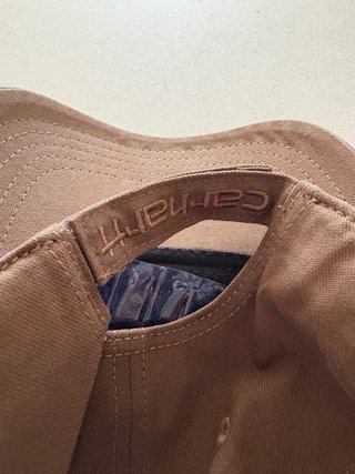 Gorra Carhartt Marrón Cuero Logo