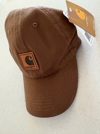 Gorra Carhartt Marrón Cuero Logo