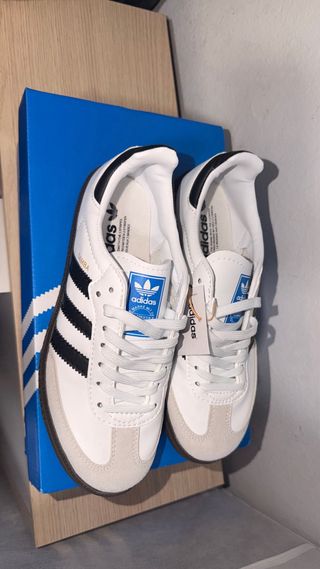 Adidas Samba Zapatillas Blancas y Negras