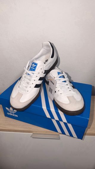 Adidas Samba Zapatillas Blancas y Negras