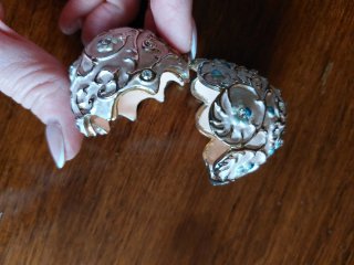 Uovo stile Faberge' decorato