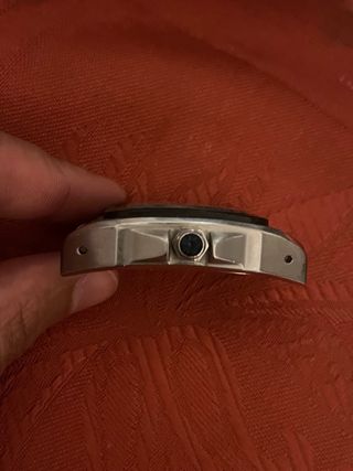 Reloj Cartier Cuadrado Negro y Plateado