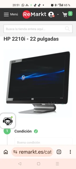 Monitor HP 2210i Full HD 1920x1080p DVI /VGA