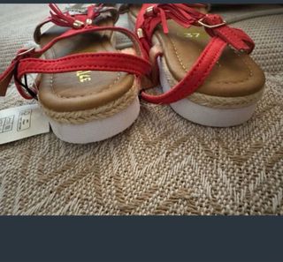 Sandalias Mujer TEX Talla 37 Coral
