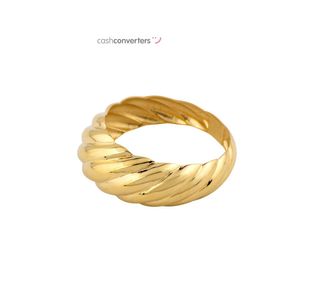 anillo oro 18k con circonita
